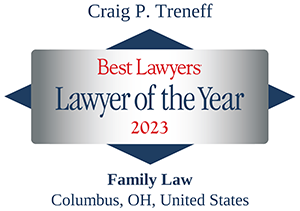 Craig Treneff Best Lawyers - Lawyer of the Year 2023 Family Law Columbus, OH, United States Badge