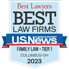 Best Law Firms in Columbus-oh  for Family Law, tier one, awarded by U.S. News Best Lawyers in 2023.